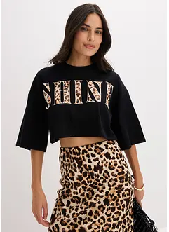 T-shirt court 100% coton, bonprix