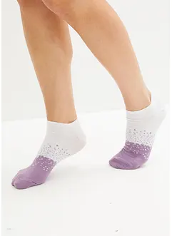 Lot de 10 paires de socquettes en coton majoritaires, bonprix