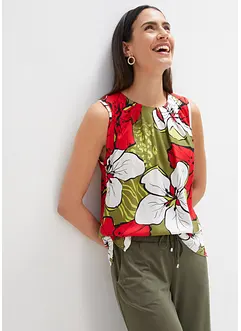 Blouse sans manches en viscose, bonprix
