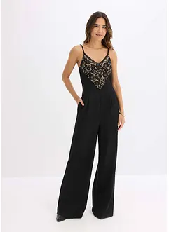 Combinaison en jersey avec dentelle, bonprix
