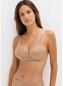 Lot de 2 soutiens-gorge avec effet brillant, bonprix