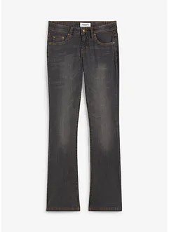 Jean bootcut taille mi-haute, extensible, bonprix