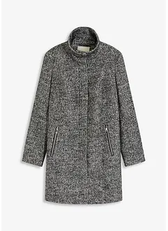 Manteau de mi-saison décontracté, aspect laine, bonprix