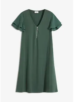 Robe en jersey à manches en crêpe, bonprix