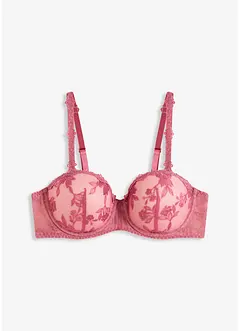 Soutien-gorge balconnet avec dentelle florale, bonprix