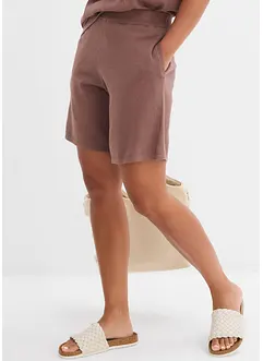 Short en fine maille avec taille élastiquée, bonprix