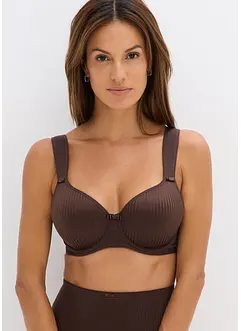 Soutien-gorge à coques, bretelles rembourrées et effet brillant, bonprix