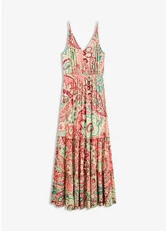 Robe à fines bretelles en jersey viscose extensible, bonprix