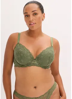 Soutien-gorge à coques et dentelle, bonprix