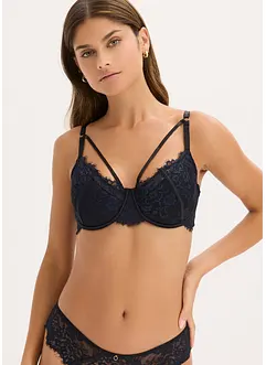 Soutien-gorge à coques avec dentelle à franges, bonprix
