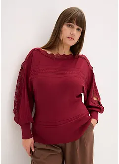 Pull fluide en fine maille de viscose mélangée, bonprix