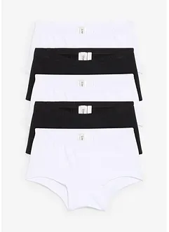 Lot de 5 boxers avec coton doux, bonprix
