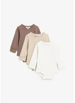 Lot de 3 bodies manches longues évolutifs, bonprix
