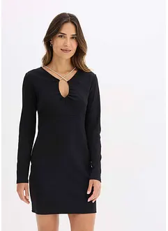 Robe courte à lanières pailletées, bonprix