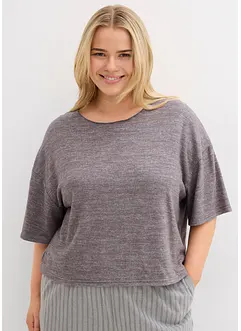 T-shirt court et boxy, bonprix