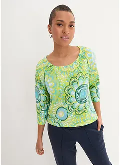 T-shirt manches 3/4, 100% coton, bonprix