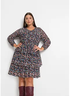 Robe courte en mesh, bonprix