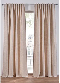 Rideau opaque à structure chinée (1 pce), bonprix