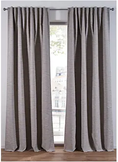 Rideau panneau assombrissant aspect tissé (1 pce), bonprix