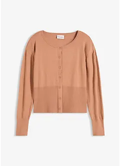 Gilet en fine maille de viscose mélangée, bonprix