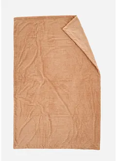 Plaid douillet aspect velours côtelé toucher cachemire, bonprix