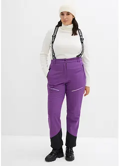 Pantalon technique en softshell extensible et déperlant, bonprix