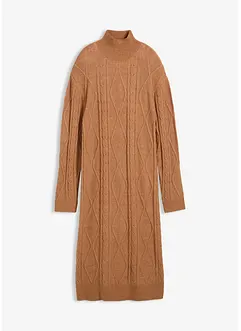 Robe en maille à motif torsadé, bonprix