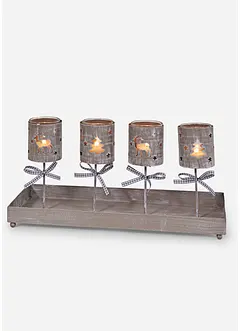 Bougeoir pour 4 bougies chauffe plat, bonprix