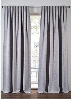 Rideau panneau assombrissant avec polyester recyclé (1 pce), bonprix