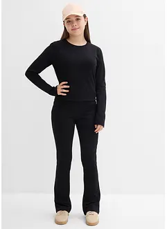 T-shirt manches longues et pantalon en jersey (ens. 2 pces), bonprix