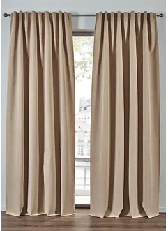 Rideau occultant, envers enduit, aussi en XXL (1 pce), bonprix