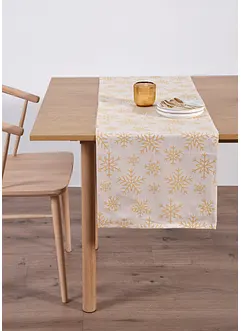 Chemin de table en jacquard de coton, bonprix