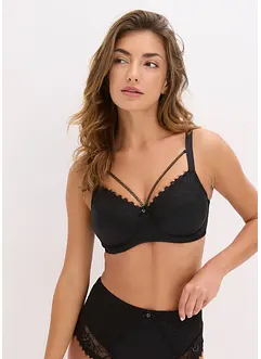 Soutien-gorge minimiseur à lanières strassées amovibles, bonprix