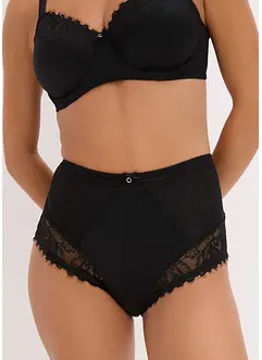 Slip taille haute avec matière brillante, bonprix