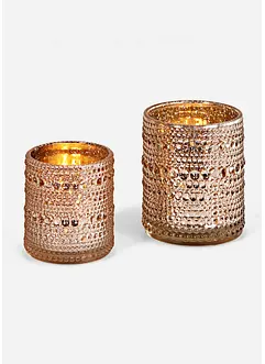 Lot de 2 photophores, bonprix