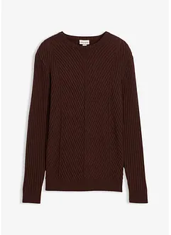 Pull côtelée, bonprix