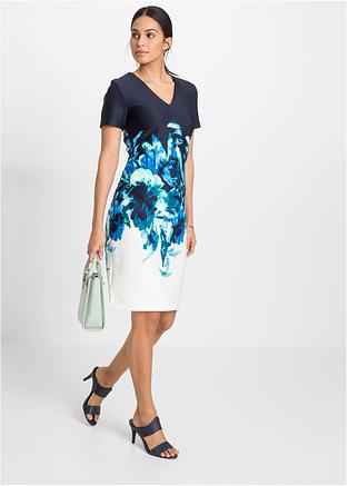 robe fourreau bleu ciel