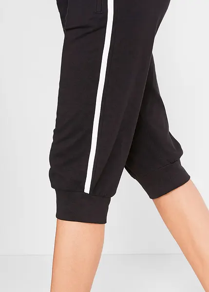Pantalon Capri Cargo Femme Taille Haute - Tissu Léger élastique, Poches, Ceinture Cordon - Pour Sport, Randonnée, été Décontracté