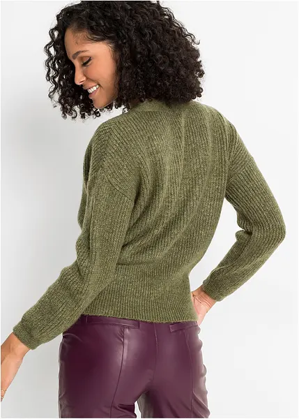 Pull Cache-cœur Vert De La Marque Ventilo - Taille XL - Occasion Très Bon état