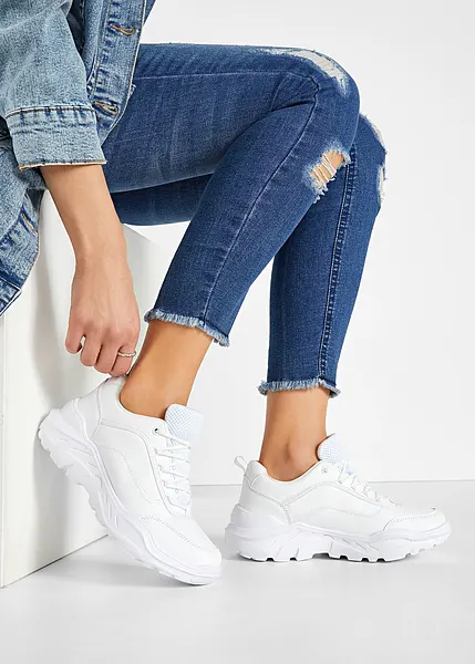 Sneakers chunky mode blanc