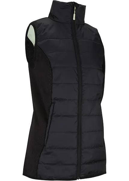 Gilet sans manches matelasse noir