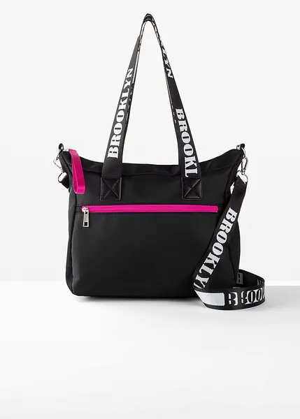 Sac a main decontracte style casual noir