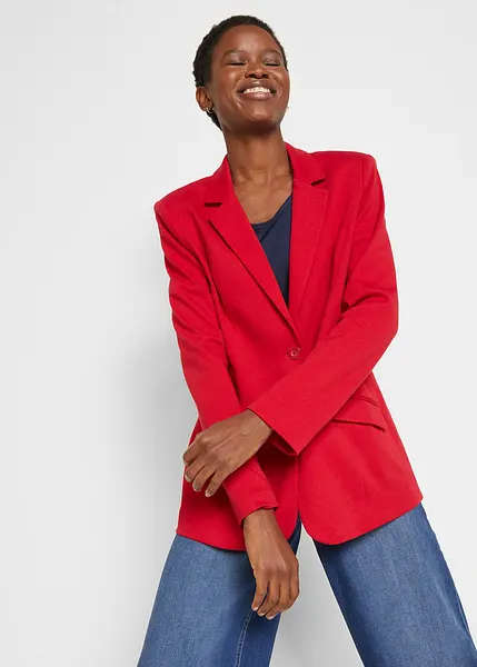 Blazer shops rouge long