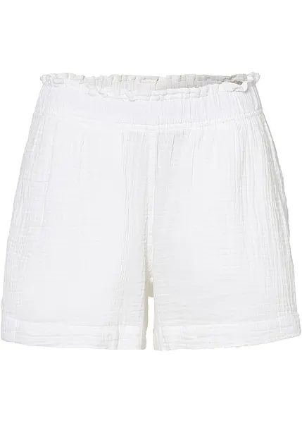 Short en mousseline tendance avec taille confortable