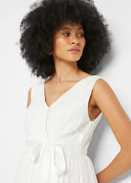 Robe de mariee de grossesse blanc casse