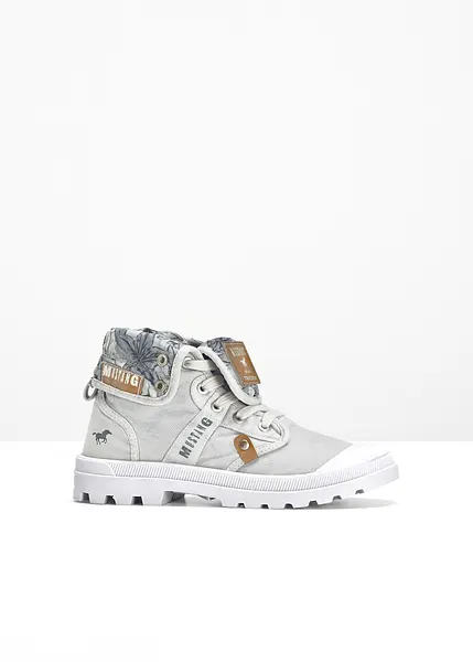 Baskets montantes avec doublure intérieure à motif