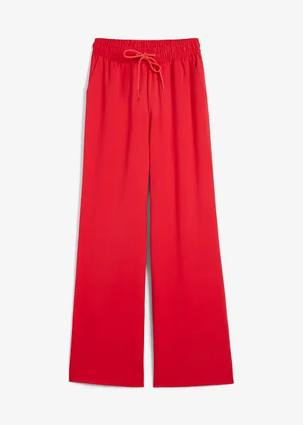 Pantalon fashion ample rouge