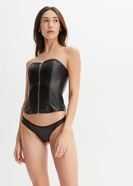 Guêpière érotique au design surprenant noir