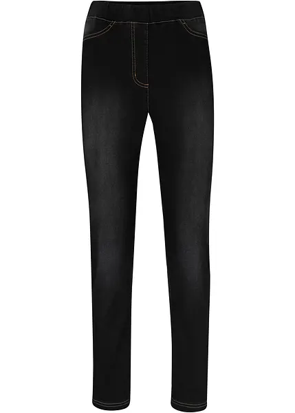 Pantalon Jegging Taille Haute Noir Jegging Skinny Taille Haute