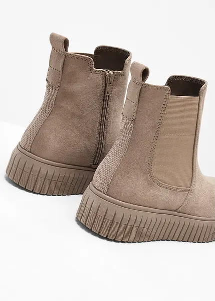 Bottines Chelsea Jana Pour Femme - Cuir, Talon Bloc, Semelle Amovible, Largeur Confort, Style Classique élégant